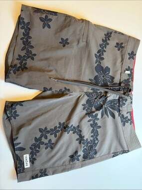 Tenore Solid Classic Board Short in Bark